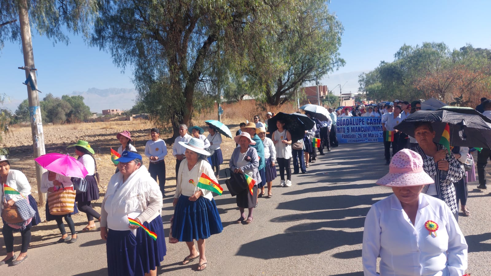 La OTB Villa de Oropeza Dijo Presente en el Desfile Cívico del 6 de Agosto